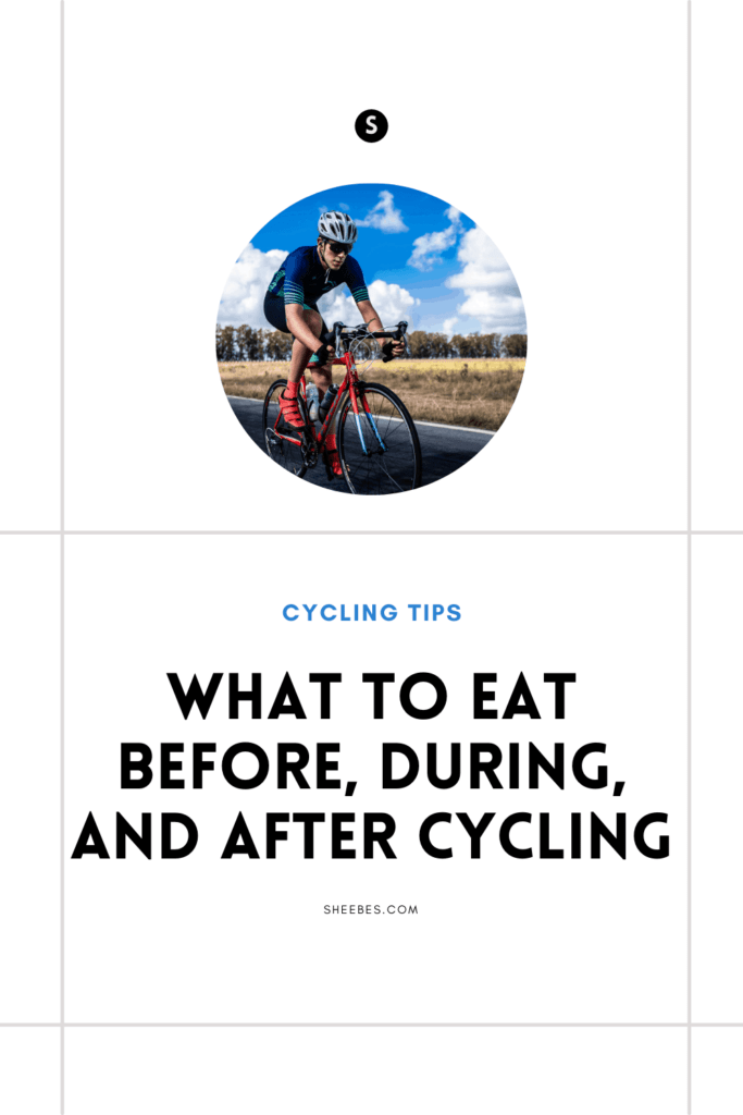 Nutrition for cycling and what to eat before, during, and after cycling