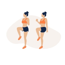 high knees exercise